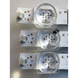 KIT DE LED'S PARA TV HISENSE (3 PIEZAS) / NUMERO DE PARTE SVH500AD8 / 2019082901-SVH500AD8 / CRH-BX500X1U913030T031498T-REV1.0 / HD500X1U91-L3 / PANEL HD500X1U91-L3/S1/GM/R0H / CV500U2-T01 / MODELO 50R6090G5 / 50R6E3