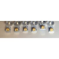 KIT DE LED'S PARA TV PHILIPS ((6 PIEZAS)) / NUMERO DE PARTE LB6507B / LB6507B V0_00 / UDULEDLXT013 REV.A / 81428 BC-J E469119 / 65W11S1P / PANEL'S UBF85XA-G029 / HV650QUB-F90 / LC650EGY(SM)(M5) / MODELOS 65PFL5604/F7 / 65PFL5504/F7 / 65PFL4864/F7 