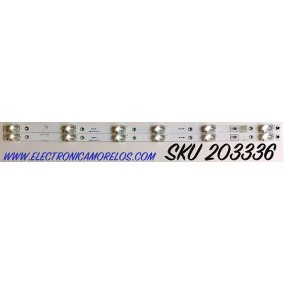 KIT DE LED'S PARA TV SHARP (2 PIEZAS) / NUMERO DE PARTE LB32119 / LB32119 V0 / 1197659 / E469119 / MODELO LC-32LB601U