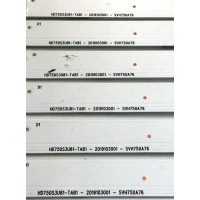 KIT DE LED'S PARA TV HISENSE (14 PIEZAS) / NUMERO DE PARTE SVH750A76 / CRH-BX75S3U813030T14069B8-REV1.3 / HD750S3U81-TAB1 / LE486558 / 2019103001 / PANEL HD750S3U72-TAB1\S2\GM\ROH / HV750QUB-F90 MODELOS 75H6570G / 75R6E3