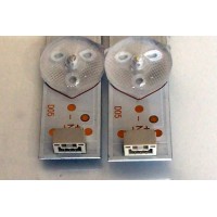 KIT DE LED'S PARA TV LG (2 PIEZAS) / NUMERO DE PARTE M08-BD28030-0501N / M08-BD28030-0501N-3866H / 70401-00657 / SK3UB51 / PUX4B0 / YK3EUYK3 / PANEL BOEI280WX1 / MODELO 28LM400B-PU