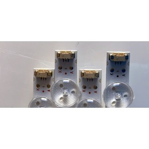 KIT DE LED'S PARA TV ELEMENT (4 PIEZAS) / NUMERO DE PARTE 30340010001 / LED40D10-ZC21AG-01 / 40000M44 / 1010246088-2 / 180921B9 / PANEL V400HJ6-PE1 REV:C3 / MODELOS E2SW3918 / E2SW3918 J8C3M / K8C3M