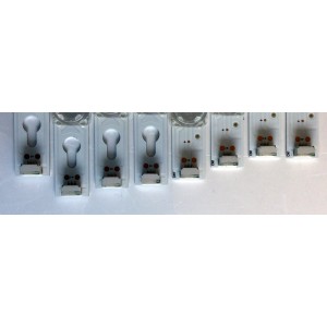 KIT DE LED'S PARA TV TCL (8 PIEZAS) / NUMERO DE PARTE 49D2900 / TCL_49D2900_5X4_3030_LX20180403 / TCL_49D2900_4X4_3030_LX20180403 / YHA-4C-LB4905-YH / PANEL LVU485ND1L / MODELO 50S431