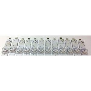 KIT DE LED´S PARA TV WESTINGHOUSE (12 PIEZAS) / NUMERO DE PARTE LED65D07A-ZC29AG-01E / 30365007031E / 65000M22S / MODELO WR65UX4019