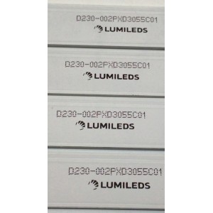 KIT DE LED'S PARA TV HITACHI ((4 PIEZAS)) / NUMERO DE PARTE 55HR332M12A2 / 55D1200 / 55D1200 12*4 / 55HR332M12A2 V1 / 4C-LB550T-HRE / D230-002PXD3055C01 / PANEL LVU550CSDX E0257 / MODELOS 55R82 / 55R83