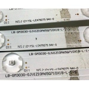 KIT DE LED´S PARA TV RCA (12 PIEZAS) / NUMERO DE PARTE LED65D06A-ZC69AG-03 / LED65D06B-ZC69AG-03 / 30385006020 / 30385006019 / 65000M65S / 200908BC05 / PANEL JR645R3HA7L / MODELO RTRQ6522-US