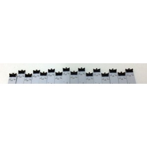 KIT DE LED'S PARA TV SONY (16 PIEZAS) / NUMERO DE PARTE 1-007-328-11 / 100732811 / 20LS65 / 6A24 VC0710CE L20 / 6A24VC0710CEL20 / PANEL YDAF065DND01 / MODELO XBR-65X900H / XBR65X900H