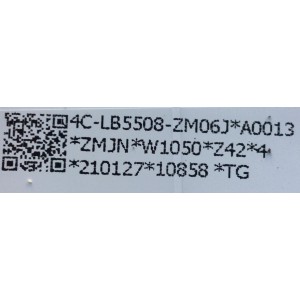 KIT DE LEDS PARA TV TCL ( 11 PZ) ((KIT INCOMPLETO, ORIGINALMENTE CONSTA DE 12 PZ) ) / NUMERO DE PARTE 4C-LB5508-ZM06J / *ZMJN*W1050*Z42*4 / *210127*10858*TG /  / MODELO 55S535 