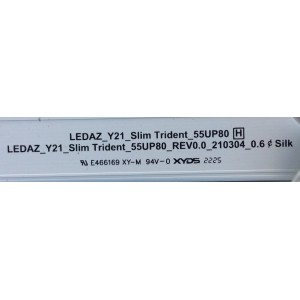 KIT DE LEDS PARA TV LG ( 7 PZ ) / NUMERO DE PARTE EAV65041601 / LEASAZ_Y21_SLIM TRIDENT_55UP80 H / LEASAZ_Y21_SLIM TRIDENT_55UP80_REV0.0_210304_0.6 / PANEL NC550TQG -VCKH5 / MODELO 55UP8000PUA 