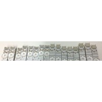 KIT DE LED'S PARA TV TOSHIBA (16 PIEZAS) / NUMERO DE PARTE SVH650AQ0-L / SVH650AQ0-R / 23974400 / 2021032201 / 2021032401 / CRH-BXK65Y3U733030T0816130 / CRH-BXK65Y3U733030T081613M / PANEL HD650Y3U73-TAL5KT\S0\GM\ROH / HV650QUB-E9D / MODELO 65M550KU