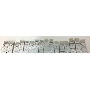 KIT DE LED'S PARA TV TOSHIBA (16 PIEZAS) / NUMERO DE PARTE SVH650AQ0-L / SVH650AQ0-R / 23974400 / 2021032201 / 2021032401 / CRH-BXK65Y3U733030T0816130 / CRH-BXK65Y3U733030T081613M / PANEL HD650Y3U73-TAL5KT\S0\GM\ROH / HV650QUB-E9D / MODELO 65M550KU