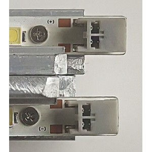 KIT DE LEDS PARA TV SAMSUNG (2 PZ) / NUMERO DE PARTE 2010SVS55 / PANEL T550FBE2-DB / MODELO UN55C6300SFXZA CN01