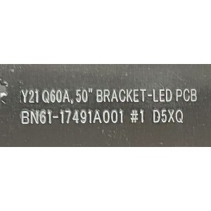 LED PARA TV SAMSUNG / NUMERO DE PARTE S2Q6-500SM0-R0 / BN61-17491A001 / PANEL CY-QB050HHCV1H / MODELO QN50LS03BAFXZA XA02