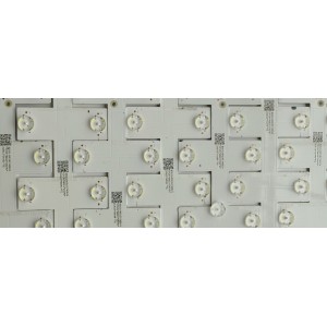 KIT DE LEDS PARA TV TCL (9 PZ) / NUMERO DE PARTE GIC65LB112_3030F2.1D / GIC65LB112_3030F2.1D_V0.6_20210112 / B0101-000191 / 21061S / PANEL LVU650NDDJ / ST6451D02-3 VER.2.1 / MODELO 65S546