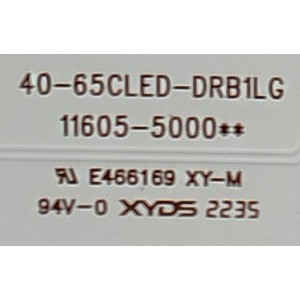 KIT DE LEDS PARA TV TCL ( 7 PZ ) / NUMERO DE PARTE 40-65CLED-DRB1LG / 11605-5000 / B0101-000414 / L527W3V2/004 / 221020 / PANEL ST6451D08-2 VER.2.1 / MODELO 65R655