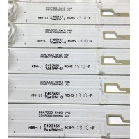 KIT DE LED'S PARA TV KALLEY (10 PIEZAS) / NUMERO DE PARTE 4C-LB550T-HRGC / 55HR332M05AD / 55A7000 / HBH-L1 / PANEL LVU550LGDX E0110 / MODELO K-LED55UHDSPK