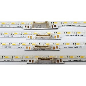 KIT DE LED'S PARA TV SAMSUNG ((4 PIEZAS)) / NUMERO DE PARTE S1Q7-750SM0-R0 / BN96-52601A / BN61-17499A / Y21 75Q70A / 48EA/BAR / BN61-17499A002 / PANEL CY-QA075FHV1H / MODELOS QN75LS03 / QN75LS03AAFXZA / QN75Q7D / QN75Q7DAAFXZA