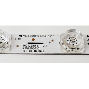 LED PARA TV HISENSE ((1 PIEZA)) / NUMERO DE PARTE JHD425H1F51-T0L1 / JHD425H1F51-T0L1+2022080301+LL-HXLB22072 / 2022080301 / LL-HXLB22072 / LB22072 / E479275 / 1302879 / 230212LC53325 B1 / PANEL JHD425H1F51-T0L1 / MODELOS 43A4KV / 43A4KR / 43H4030F4