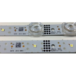 KIT DE LED'S PARA TV TCL (2 PIEZA) / NUMERO DE PARTE 4C-LB5013-YH / 50F8 2X13 0803 / JMY-L1 / 210810 / 4C-LB5013-YH01J / MODELOS 50S435 / 50S431 / 50S434