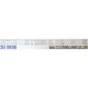KIT DE LED'S PARA TV WINIA ((3 PIEZAS)) / NUMERO DE PARTE JL.D43081330-031FS-M_V01 / D43N218 / E78030 / AE0110591 / PANEL LC430EQY (SN)(A2) / DISPLAY HV430QUB-N1D / MODELO U43B9000QN