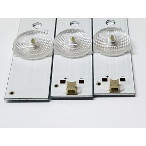 KIT DE LED'S PARA TV FURRION ((3 PIEZAS)) / NUMERO DE PARTE 6501L632000060 / 6501L632000050 / 3BL-T6324102-26 / 3BL-T6324102-12 / 2301032D900580 / 2301032D900570 / YF-QY3004HLFD-0001 / PANEL HK315LEDM-JH69H / DISPLAY PT320AT01-01 / MODELO FEHS32D9A