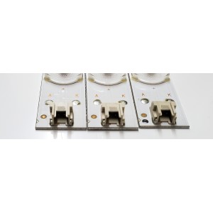 KIT DE LED'S PARA TV ELEMENT ((3 PIEZAS)) / NUMERO DE PARTE TFMT32D06-ZC21AG-05 / 303TH320056 / TH320M24 / E78030 / 112600053 / 2010029099-4 / 170624B9 / PANEL T320-DXB-DLED / MODELO ELST3216H