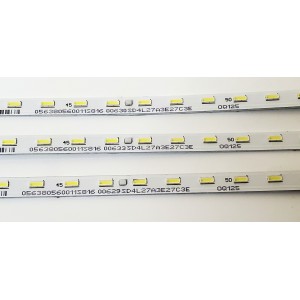 KIT DE LED'S PARA TV SONY ((3 PIEZAS)) / NUMERO DE PARTE ST0750A22_56LED_REV03_171031 / STO750A22_56LED_REV03_171031 / 733.02G08.0001 / 056380560011S816 / PANEL V750QWME01 / MODELO XBR-75X850F