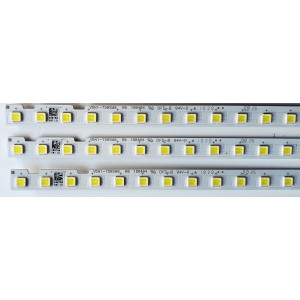 KIT DE LED'S PARA TV SAMSUNG ((3 PIEZAS)) / NUMERO DE PARTE BN96-46078A / V8N1-750SM0-R0 / 46078A / V8N1-750SM0 R0 / PANEL CY-NN075FGLV1H / CY-NN075HGEV1H / CY-NN075HGEV6H / MODELOS UN75NU / UE75NU / LH75Q / UA75NU / HG75 / MAS MODELOS EN DESCIPCIÓN