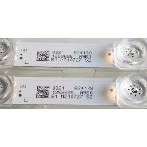 KIT DE LED'S ((NUEVOS)) PARA TV HISENSE ((2 PIEZAS)) / NUMERO DE PARTE JL.D425C1330-003AS / JL.D425C1330-003AS-M_V03 / 20200322 / 43X1-2*12-20200322 / 20200322 / PANEL JHD425X1F52-T0L1K1 / MODELO 43H4000GM