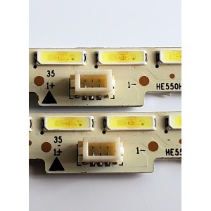 KIT DE LED'S PARA TV HISENSE ((2 PIEZAS)) / NUMERO DE PARTE HE550HF-B51 / RSAG7.820.5707 / RSAG7.820.5707 VER:A / PANEL HE550HF-B51(100)\S0 / MODELOS 55H6SG / 55K600GWUS