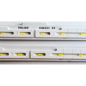 KIT DE LED'S PARA TV LG ((2 PIEZAS)) / NUMERO DE PARTE 55UJ65 / LGE_17Y 55UJ65 1907 54LED_R_TYPE_REV0.9_161107 / LGE_17Y 55UJ65 1907 54LED_L_TYPE_REV0.9_161107 / PANEL HC550EGG / NC550EGG-ABFN1 / MODELOS 55UJ6540-UB / 55UK6500AUA / 55UK6500AUA.BUSTLJR