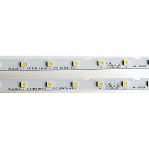 KIT DE LED'S PARA TV SAMSUNG ((2 PIEZAS)) / NUMERO DE PARTE BN96-46866A / LM41-00632A / L1_NU7.1/7.3 E8_CDM_S21(2) R1.0_S3L_100 / PANEL CY-NN058HGPV1H / CY-NN058HGNV2H / MODELO UN58RU7100 / UN58RU7100FXZA / UN58NU6080 / UN58NU6080FXZA