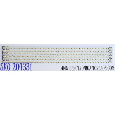 KIT DE LED'S PARA TV SHARP ((6 PIEZAS)) / NUMERO DE PARTE 2011SSP70 / SLED 2011SSP70 Y 68 5630 REV0 / M120519 / PANEL LK695D3GV00D / MODELOS LC-70LE845U / LC-70C8470U