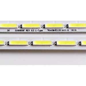 KIT DE LED'S PARA TV LG ((2 PIEZAS)) / NUMERO DE PARTE 32GK850F REV 0.3 R-T / 32GK850F REV 0.3 L-T / 32GK850F / URKL4AAVR9 / PANEL LGM315UK6 / MODELO 32GK850F / 32GK850F-B