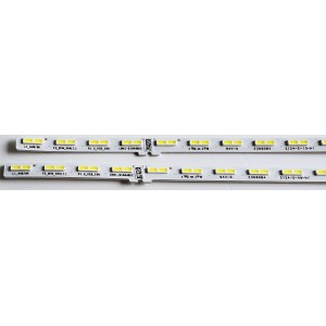 KIT DE LED'S PARA TV SAMSUMG ((2 PIEZAS)) / NUMERO DE PARTE 52586A / BN96-52586A / LM41-01044B / LM41-01044B/C / L1_AU8/9K F5_DFM_S64(1) R1.3_V1B_100 LM41-01044B/C / MODELOS UN65AU / UE65AU / HG65AU / GU65AU / MAS MODELOS EN DESCRIPCIÓN