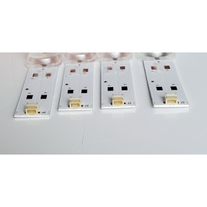 KIT DE LED'S PARA TV VIZIO ((4 PIEZAS)) / NUMERO DE PARTE HFSX43D07-ZC26AG-01D / HFSX43D07-ZC26AG-02D / 303HX430044D / HX430M12 / PANEL BOEI430WU1 / DISPLAY CC430LV2D / MODELO D43F-J04