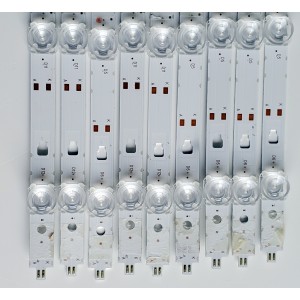 KIT DE LED'S PARA TV CONTINENTAL EDISON ((9 PIEZAS)) / NUMERO DE PARTE LED50D06A-ZC59AG-01 / 30350006033 / E469119 / 50000M73 / 210602BC05 / MODELO CEQLED50SA21