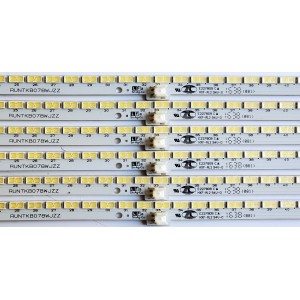 KIT DE LED'S PARA TV SHARP ((6 PIEZAS)) / NUMERO DE PARTE RUNTKB078WJZZ / QPWBL0068GPZZ / AVS_70_7030 / E227809 / MODELO PN-R703