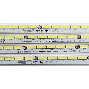 KIT DE LED'S PARA TV SHARP ((4 PIEZAS)) / NUMERO DE PARTE 6202B000B / 6202B000B4000 / 6202B000B5000 / 6202B000B6000 / 6202B000B7000 / E117098 / PANEL V750DK1-KS5 REV:F9 / MODELOS LC-75N620CU / LC-75N8000U / 75G6 / V750D