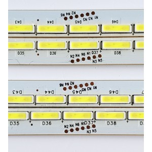 KIT DE LED'S PARA TV SHARP ((4 PIEZAS)) / NUMERO DE PARTE 6202B000B / 6202B000B4000 / 6202B000B5000 / 6202B000B6000 / 6202B000B7000 / E117098 / PANEL V750DK1-KS5 REV:F9 / MODELOS LC-75N620CU / LC-75N8000U / 75G6 / V750D