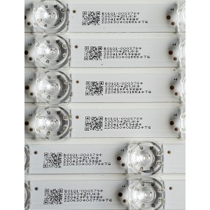 KIT DE LED'S PARA TV TCL ((6 PIEZAS)) / NUMERO DE PARTE TCL75LB10 / TCL75LB09 / B0101-000378 / B0101-000379 / TCL75LB10_3030F2.4D_V0.2_20211118 / TCL75LB09_3030F2.4D_V0.2_20211118 / PANEL LVU75NDEL CS9W13 V3 / MODELOS 75S451 / 75S455