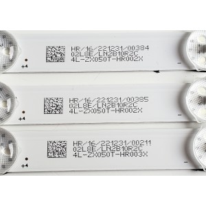 KIT DE LED'S PARA HISENSE ((3 PIEZAS)) / NUMERO DE PARTE 50D6100 / 50HR332M14A1 V0 / 50HR332M14B1 V0 / 14*2 A -B02 / 14*1 B -B02 / 50HR332M14 / MODELO 50''