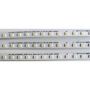 KIT DE LED'S PARA SAMSUNG ((4 PIEZAS)) / NUMERO DE PARTE 48256A / BN96-48256A / STC820A03 / 19Y_Q60_STC820A03_3030F_Blue_50ea_Rev4.0_181130_BN96-48256A / PC65492A / PANEL'S CY-RR082FGLV1H / CY-RR082FGNV1H / MODELOS QN82Q60 / QN82Q60RAFXZA / QN82Q6D