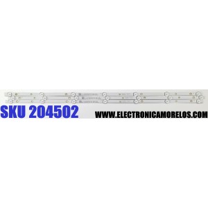 KIT DE LED'S PARA TV EVL ((3 PIEZAS)) / NUMERO DE PARTE MS-L4033 V1 / E309772 / 1.3.10700000247 / MS-L4033 / MODELO 40EVLSM