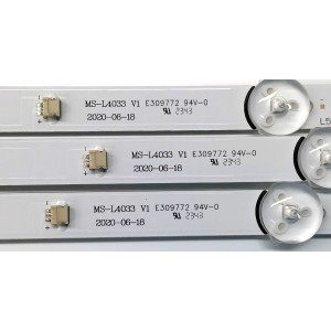 KIT DE LED'S PARA TV EVL ((3 PIEZAS)) / NUMERO DE PARTE MS-L4033 V1 / E309772 / 1.3.10700000247 / MS-L4033 / MODELO 40EVLSM