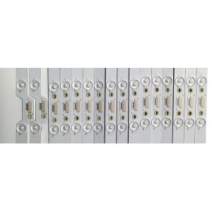 KIT DE LED'S PARA TV TCL QLED ((16 PIEZAS)) / NUMERO DE PARTE 65HR330M10A3 V2 / 65HR330M10B3 V2 / LP7B09BCB / B101-000955 / B101-000956 / 65C11G B 10*2-C04 / 65C11G A 10*14-C10 / PANEL LVU650NDJL CD9W28 V1 / DISPLAY ST6451D08-5 VER.2.1 / MODELO 65Q750G