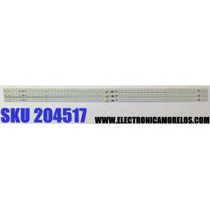 KIT DE LED'S PARA TV SHARP ((3 PIEZAS)) / NUMERO DE PARTE 5238ZZ / RUNTK5238TPZZ / E162061 / MODELOS LC-70LE550U / LC-70LE600U / LC-70LE640U / LC-70LE650U / LC-70SQ15U / KDL-70R550A / E701I-A3 LFTRNXBP / E701I-A3 LFTRNXDQ / E701I-A3E LFTRNXCP