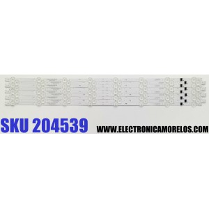 KIT DE LED'S PARA TV LG ((9 PIEZAS)) / NUMERO DE PARTE EAV65057601 / SSC_Y23_SLIM TRIDENT_75UR80_SHARP_S / SSC_Y23_SLIM TRIDENT_75UR80_SHARP_(0.6PI)_REV00_221026 / SHARP 750G5 / PANEL NC750TQG-VSKHA / MODELO 75UR8750PSA / 75UR8750PSA.BWMMLKR