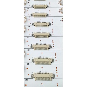 KIT DE LED'S PARA TV HISENSE ((30 PIEZAS)) / NUMERO DE PARTE CRH-BX75V6303015249CG-L-REV1.7 / CRH-BX75V6303015249CG-R-REV1.7 / 1230253 / 1230254 / SVH75065-L / SVH75065-R / HD750V6U81-TAL3K1 / SVH75065-L / SVH75065-R / ST7461D01-6 VER.2.1 / MODELO 75H8G