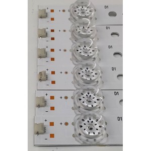 KIT DE LED'S PARA TV HISENSE ((6 PIEZAS)) / NUMERO DE PARTE CRH-BXK75H1U41C3030T0613354-REV1.2 / HD750H1U41-TAL4K1+2023050401+SVH750AH8 / HD750H1U41-TAL4K1 / 2023050401 / SVH750AH8 / 1312985 / PANEL HD750H1U72 / HV750QUB-F91 / MODELOS 75A6N / 75R6030K